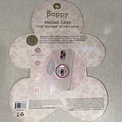 XO Poppy For iPhone 16 Pro Max Cover Case NWT Cream Off White NEW