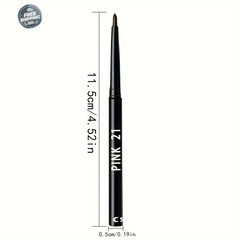 5pcs Waterproof Black Eyeliner Pencil Long-Lasting Smudge-Proof Set