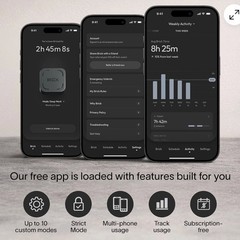 Brick Device Screen, Phone Access Blocker, Subscription Free, Limits Smartphone