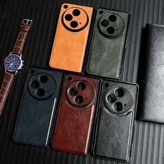 For OnePlus Open Business Leather Shockproof Slim Case Lightweight Rugged Cover