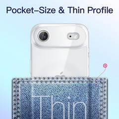 Clear Case Shockproof Cover for iPhone 17 16 15 14 13 12 11 Pro Max Mini XS XR X