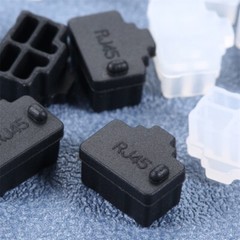 10X Ethernet Hub Port RJ45 Plugs Protector Cap Prevent Dust Debris TO Port Cover