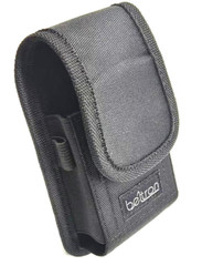 BELTRON Universal Nylon Flip Phone Case with Metal Belt Clip & Secure Closure