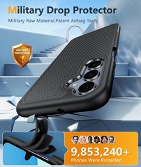 FNTCASE for Galaxy A17/A16 5G Phone Case – Samsung For A17/A16, Black