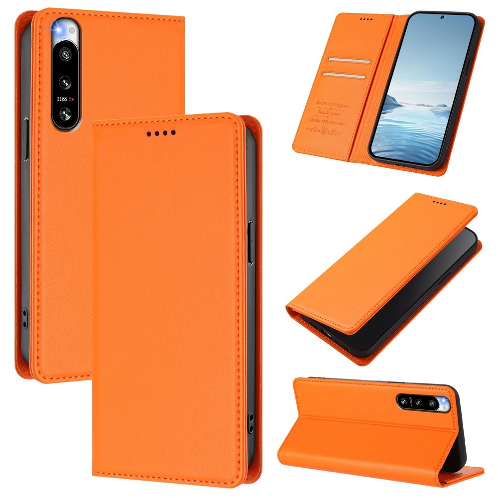 For Sony Xperia 5 IV PU Leather Multifunctional Flip Phone Case