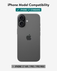 Mous Case for iPhone 17 Compatible with MagSafe – Limitless 17, Blue