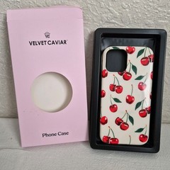 VELVET CAVIAR Mon Cheri Cherry Printed Tough iPhone Case Hard Cover