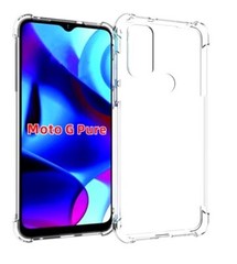 Clear Soft TPU Case Slim Shockproof Cover for Motorola Moto G Pure 5G (2021)