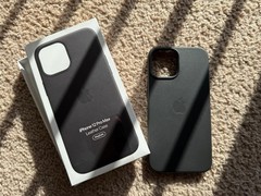 Genuine Apple iPhone 12 Pro Max Silicone Case Cover with MagSafe – Black