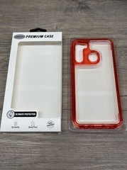 Red Premium Quality Shock Proof Phone Case For Samsung Galaxy A21