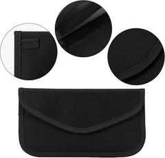 4 Pack Faraday Bag Cell Phone Wallet Blocker Radiation Signal Shielding Case