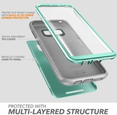 Galaxy S8+ Plus Case, Clayco Hera Tri-Layer Defense Cover with Screen Protector