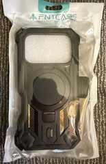 FNTCASE Iphone 17 Pro Case Magnetic Ring Stand with Built-In Screen Protector