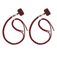 New2in1 Pack Universal Phone Lanyard Case Cover Holder Sling Necklace Strap Cord