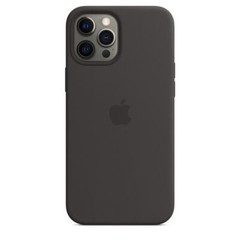 Genuine Apple iPhone 12 Pro Max Silicone Case Cover with MagSafe – Black New