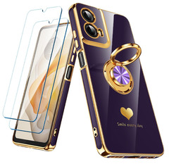 Nonional for Moto G Play 2024 Case with Motorola G 2024 4G, Purple