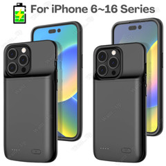 Battery Charger Case Power Bank Charging Cover For iPhone 16 15 14 13 12 X 8 7 6