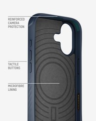 Mous Case for iPhone 17 Compatible with MagSafe – Limitless 17, Blue