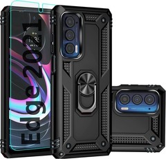 Motorola Moto Edge 2021 Case with Screen Protector Military Grade Drop Tested