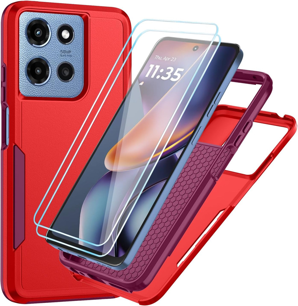 For Motorola Moto-G-2025 /Moto-G-2026/Moto-G-Play-2026 Case with HD Screen Prote