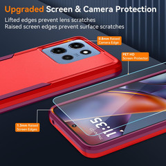 For Motorola Moto-G-2025 /Moto-G-2026/Moto-G-Play-2026 Case with HD Screen Prote