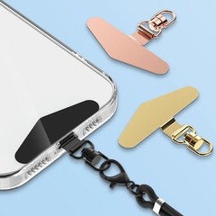 Universal Replacement Connector Anti-Lost Phone Lanyard Tether Tab Metal Card