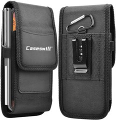 For BLU G40 / G50 Mega 2022 Case Rugged Nylon Belt Clip Holster Carrying Pouch