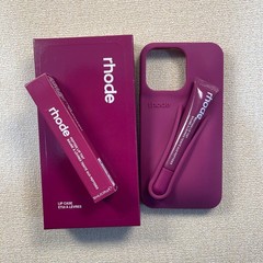 Rhode “Summer Lip Gloss” & 3D Silicone Case For iPhone 17 Pro Max 16 15 14 13 12