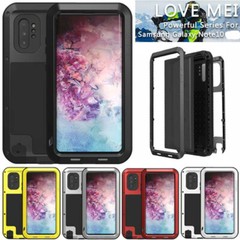 LOVE MEI Shockproof Aluminum Metal Armor Case Cover For Samusng Note10+/Note10