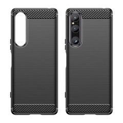 For Sony Xperia 5 III 1 V 10 VI Luxury Shockproof Soft TPU Brushed Phone Case