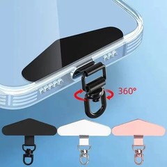 Universal Replacement Connector Anti-Lost Phone Lanyard Tether Tab Metal Card