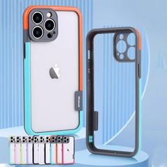 Bumper Case For iPhone 16 Pro Max 15 14 13 PC+TPU Phone Frame Lens All-inclusive