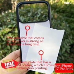 JUSTRY 5x iPhone 17 Pro Max Sublimation Blank Cases DIY DIY