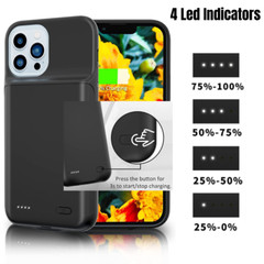 For iPhone 16 15 14 13 12 11 XR XS Max 8 7 Battery Cover Power Bank Charger Case