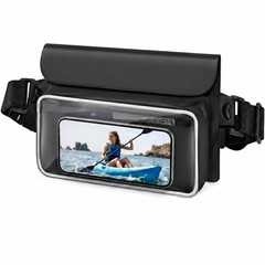 Ipx8 Waterproof Fanny Pack, 1 Pack Floating Waterproof Phone Pouch Touchscree…