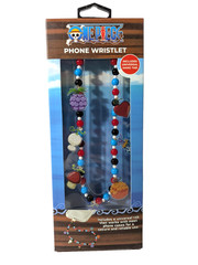 One Piece Beaded Phone Wristlet Strap – Anime Bead Chain Lanyard – New