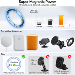 for Samsung Galaxy S21 Case, Compatible with Magsafe, Translucent Frosted Silky