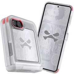 Z Flip 6 Case Clear Phone Cover with Stand and Hinge Protection | Ghostek COVERT