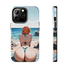 Nami One piece Waifu Phone Cases iPhone And Samsung Case Kawaii Anime Hentai