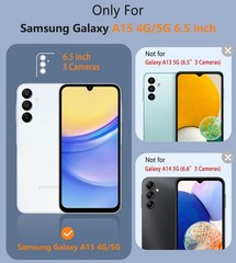 FNTCASE for Galaxy A15-5G Phone Case – Samsung A15 5G For A15, Pink