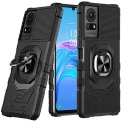 For TCL 50 LE T510D Robotic Ring Hybrid Case Phone Cover