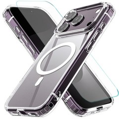 For iPhone 17 Pro Max Case 17 Air 16 Case Shockproof Phone Cover +Tempered Glass