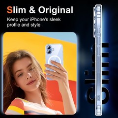 Temdan for iPhone 17 Case Clear with Screen Protector, 17, A-Clear