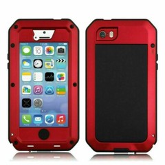 Shockproof Case For Apple iPhone SE 7 8 Plus Aluminum Heavy Duty Glass Cover