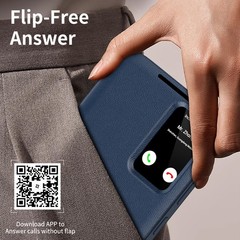 Smart Window Folio Case For Samsung Galaxy S26 Ultra/S26+ Shockproof Wallet Case