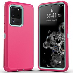 For Samsung Galaxy S20 FE S20 Ultra S20+ S20 Case Heavy Duty 3in1 Layers Cover