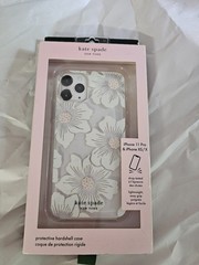 Kate Spade iPhone 11 Pro XS/X Case Flower Bouquet White Pink G16 Protective Cove
