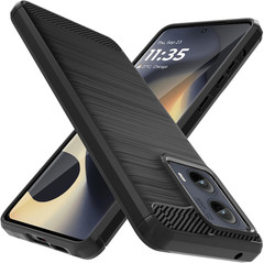 For Motorola Edge 2024 Case: Shock-Absorption Flexible TPU Rubber Protective Cov