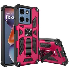 For Motorola Moto G 5G 2025 Phone Case Built in Magnetic Kickstand Rugged Cover