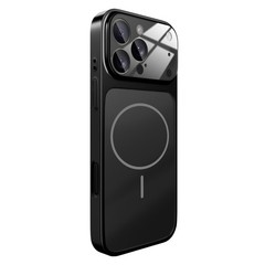 AG Nano Glass Mag safe Case Full Camera Cover For iPhone 13 14 15 16 17 Pro Max